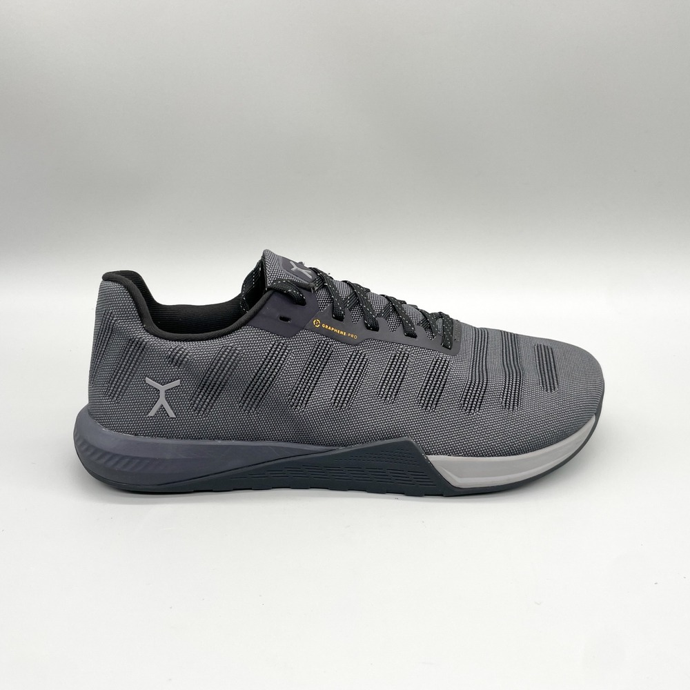Flux Adapt Graphene Pro XT Mens 12 Barefoot Running Shoes Sneaker Gray Black Gym
